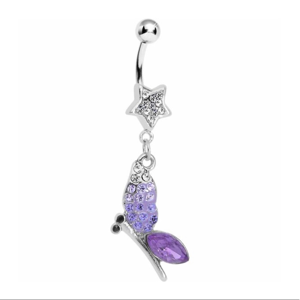 🦋 2 Belly Rings 🌝 - Picture 2 of 5